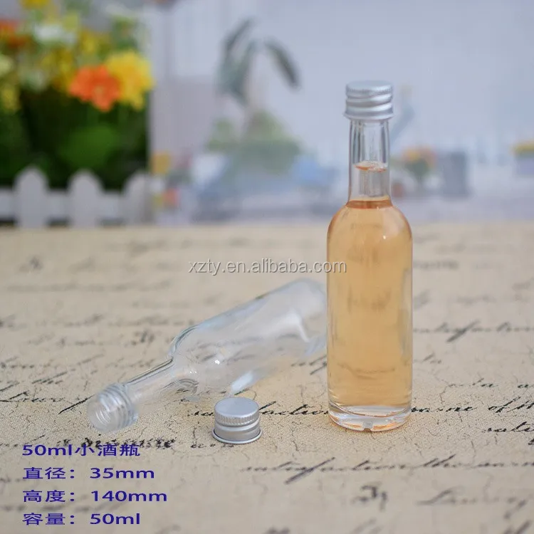 Wholesale 50ml Empty Mini Liquor Bottles Buy Wholesale Glass Liquor