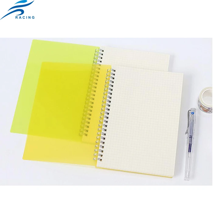 Sell Well Custom Clear Pvc Cover Cheap A5 Notepad Spiral Notebook Buy