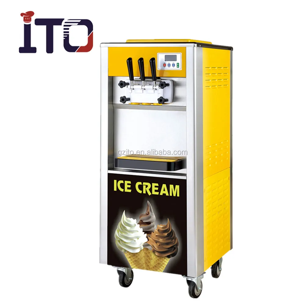 Fashion Ice Cream Machine Soft Serve Maker/ Yogurt Fruit Soft Ice Cream