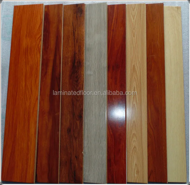High Gloss Surface Oak Maple Cherry Walnut Indoor Laminate Flooring High Gloss Surface Oak Maple Cherry Walnut Indoor Laminate Flooring