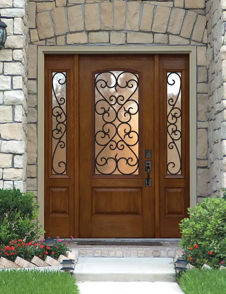 Pre Hung Exterior Solid Wood French Doors With Blinds And Sidelights Buy Exterior Doors With Sidelights Exterior French Doors With Blinds Pre Hung