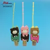 New arrival ice cream lovely bear silicone holder for 30ml hand sanitizer bottle