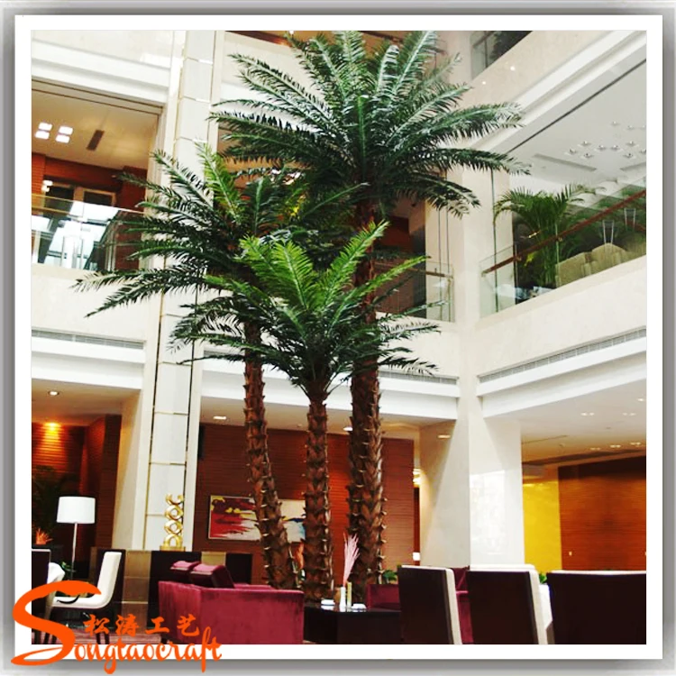 Life like and life size artificial tree artificial plastic palm tree