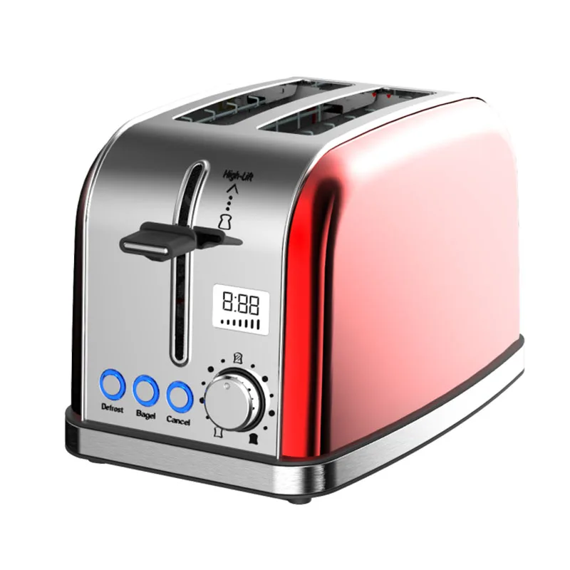 Anbo New Innovation 2 Slice Toaster Full S.s Material Multifunction