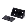 Furniture Hardware Accessories 90 Degree Angle Plastic Corner Brackets