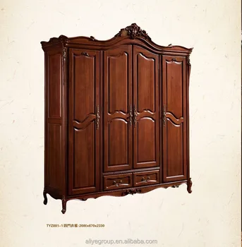 Tyzw881 1 Fancy Wood Carving Bedroom Furniture Set Luxury Bedroom