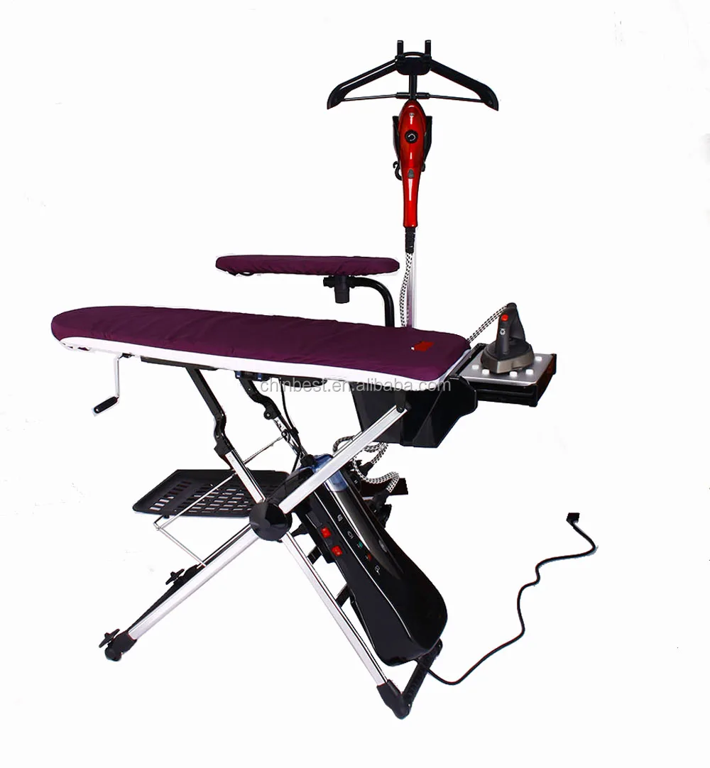 Professional Luxury Steam Iron Board 1350w+iron 1000w,Bigger Board Size