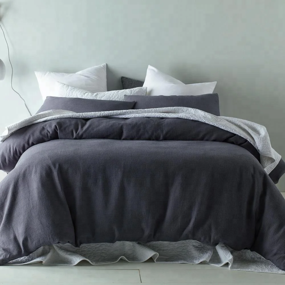 Luxury Waffle Design Duvet Cover Waffle Cotton Duvet Cover Set Buy
