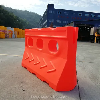 Strong Tough Rotational Plastic Water Filled Barriers Road Traffic ...