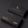 custom luxury embossed business card hot stamping foil paper business card