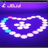 Newest Flower Shape Modern Glass Trophy Light Base Suitable For Wedding Server Sets