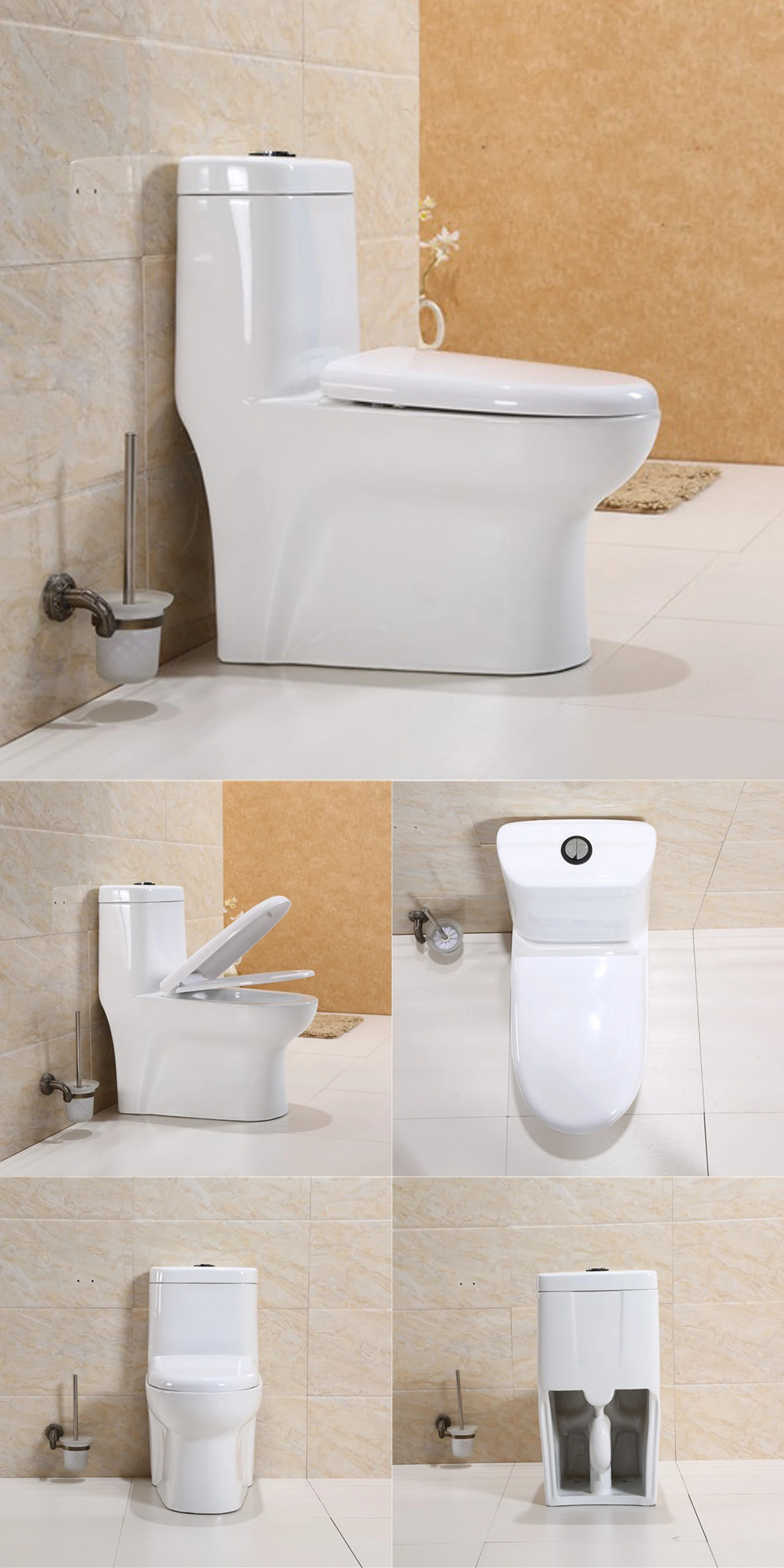 JOININ Sanitary Ware Bathroom Ceramic one Piece Wc Toilets JY1004