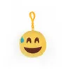 Custom Colors Design Yellow Face Silicone Key Chain Ring Holder Keychain