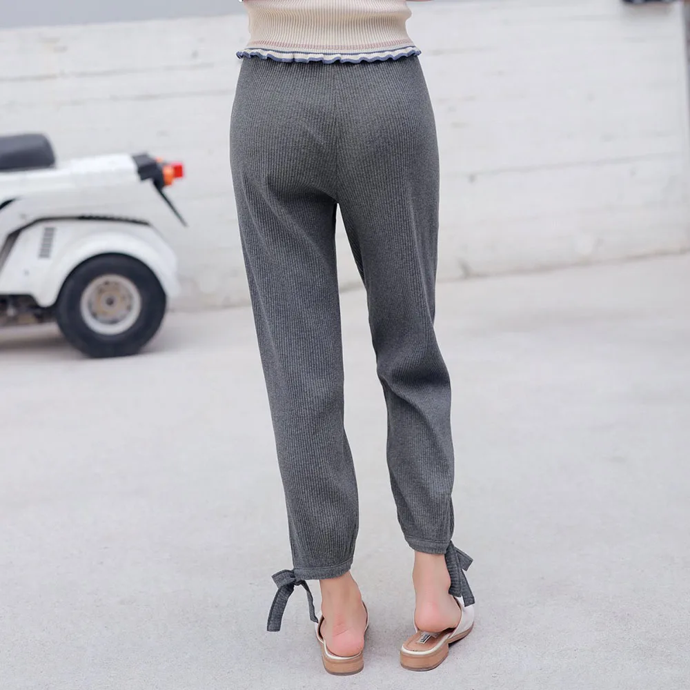 柔软舒适抗皱款式100% 羊绒女裤