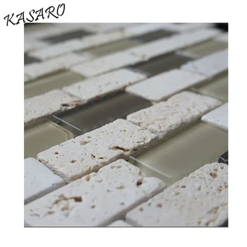 4mm Gl Tile Mosaic Travertine 4mm Gl Tile Mosaic Travertine Mix Marble