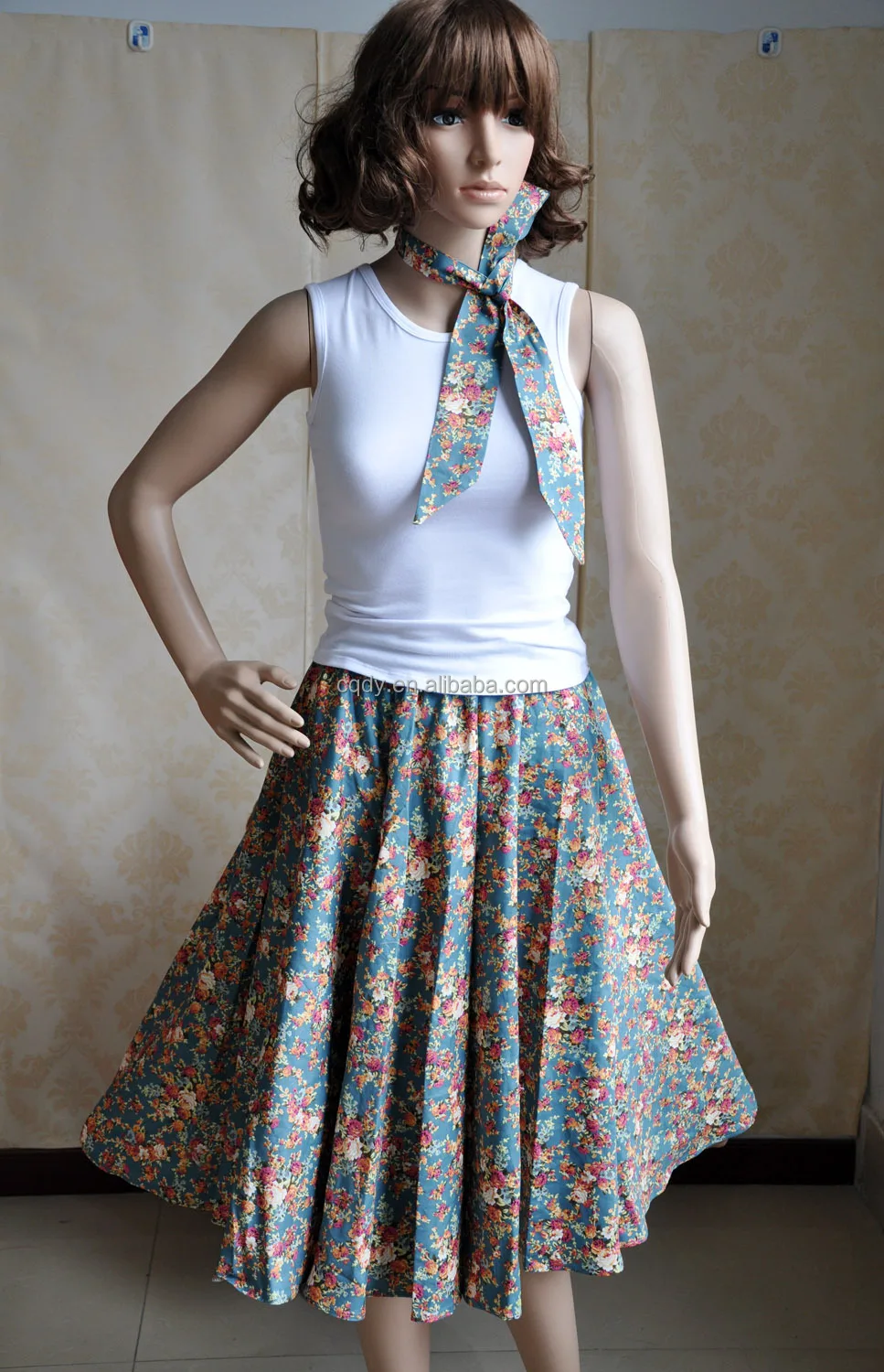 Vintage Pin Up Prom Dress