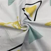 Geometric Patterns Design Custom Cotton Lycra Jersey Eco-friendly Digital Printed Fabrics