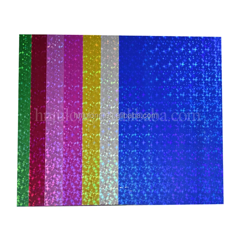 Manufacture Professional Supply Holographic Metallic Paper Cardboard for Printing and Box Packaging