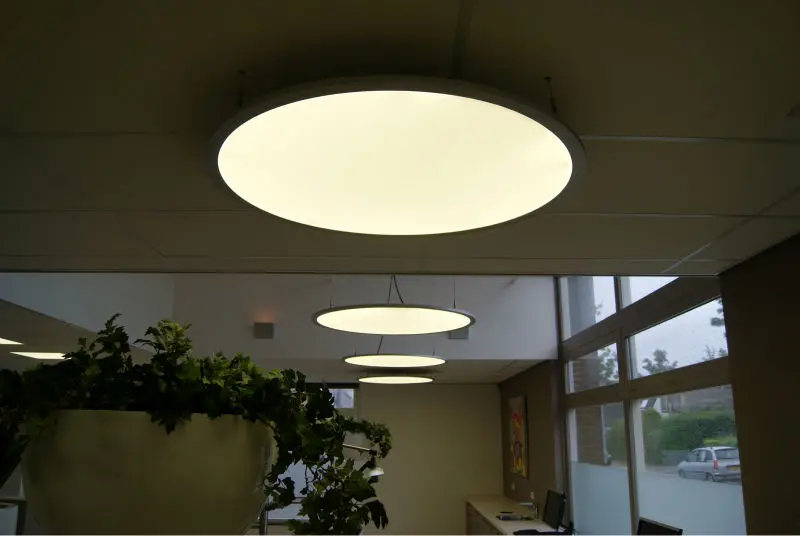 multi color led recessed ceiling light large diameter 1200mm round panel
