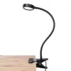 Clip on Reading Light/ Color Changeable Night Lamp for Desk, Bed Headboard and Computers (Black)