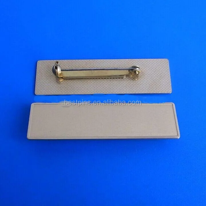 Name Badges With Safety Pin,Blank Safety Pin Name Plates,Brooch Name