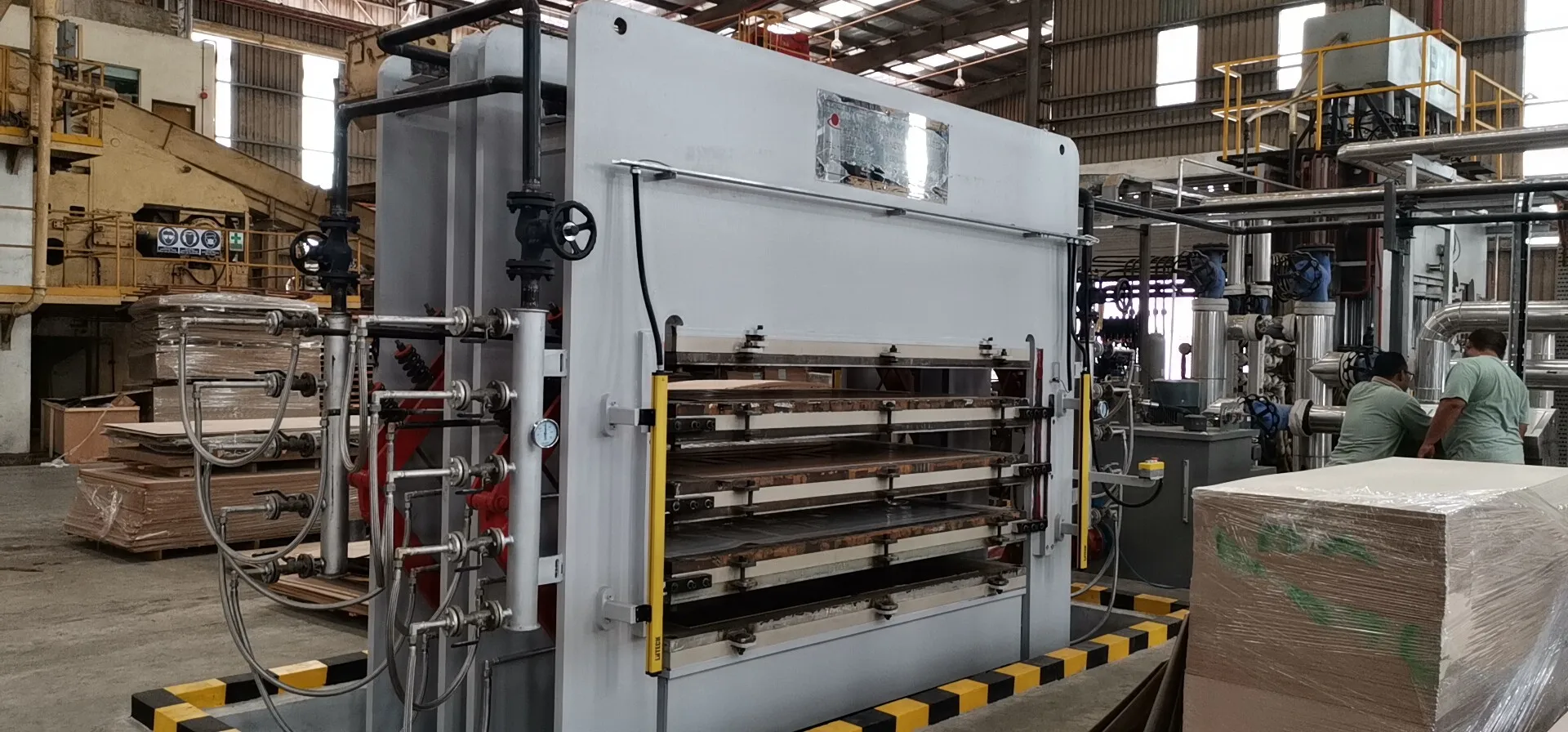 Mdf And Hdf Laminate Door Skin Hot Press Machine/wood Machine Hot Press