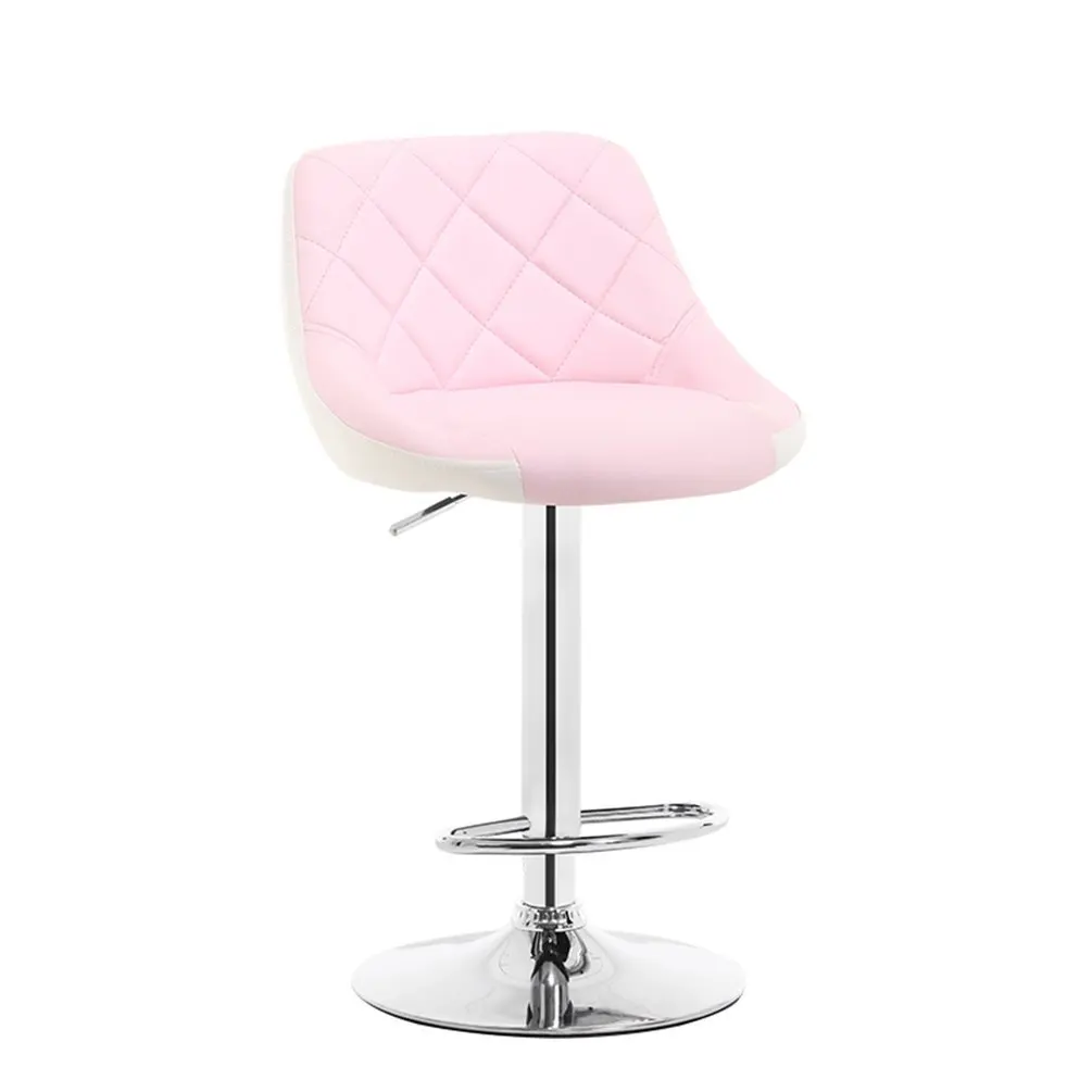Creative Bar Chair, Liftable Colorful Front Desk Chair Bar Counter Stool Backrest Chair High Foot Bar Chair Coffee Shop Chair Business Hall Chair Club House Leisure Chair 60-80cm ( Color : #10 )