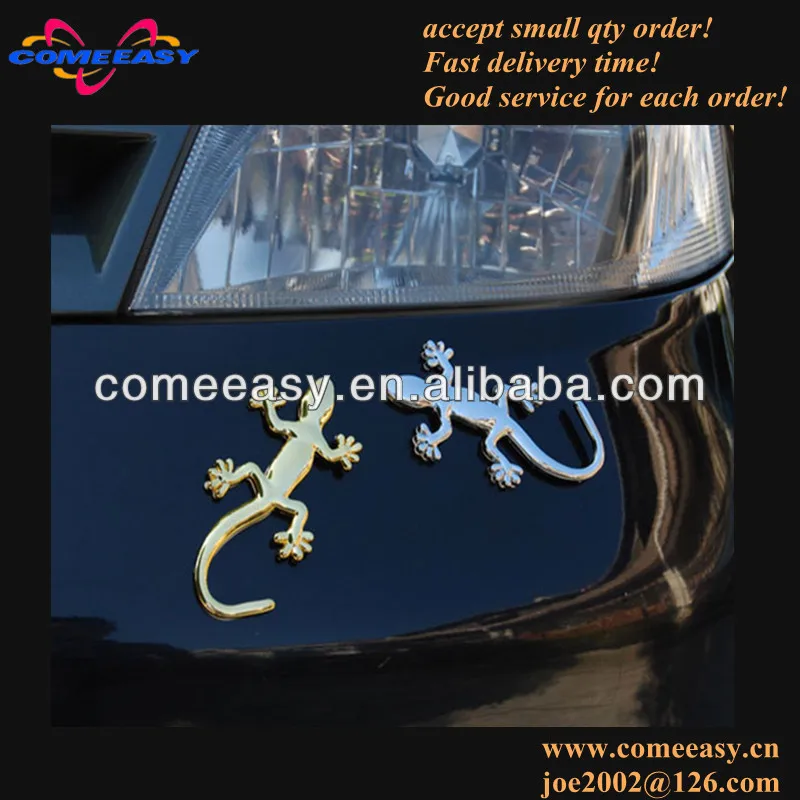 Car Accessory Gifts Gecko Design Car Chrome Badge Emblem Buy Car