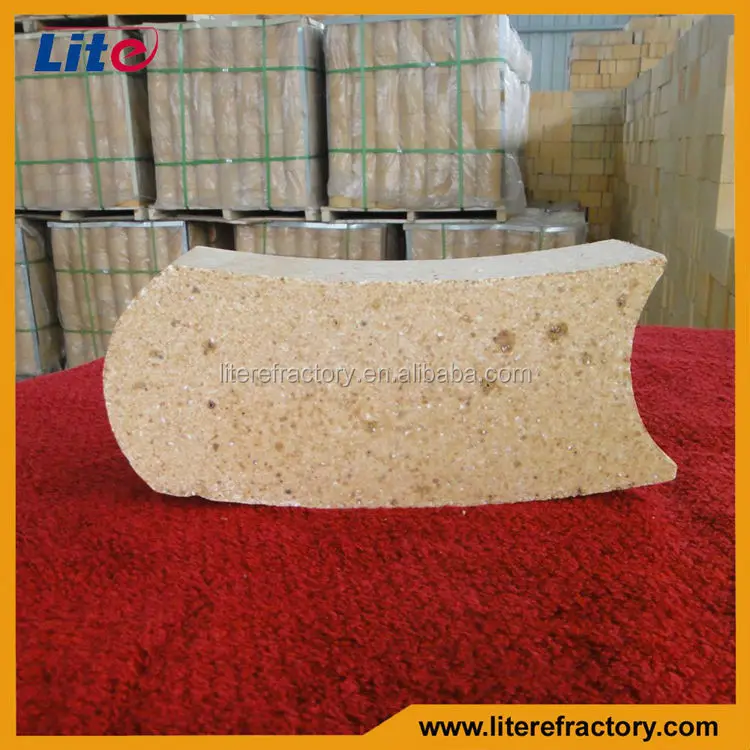 SK32 SK34 refractory fire clay curved fire brick for kiln furnace/fireplace/wood stove/coke oven/boiler
