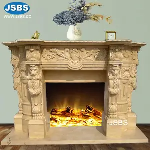 China Wall Insert Marble Fireplace China Wall Insert Marble