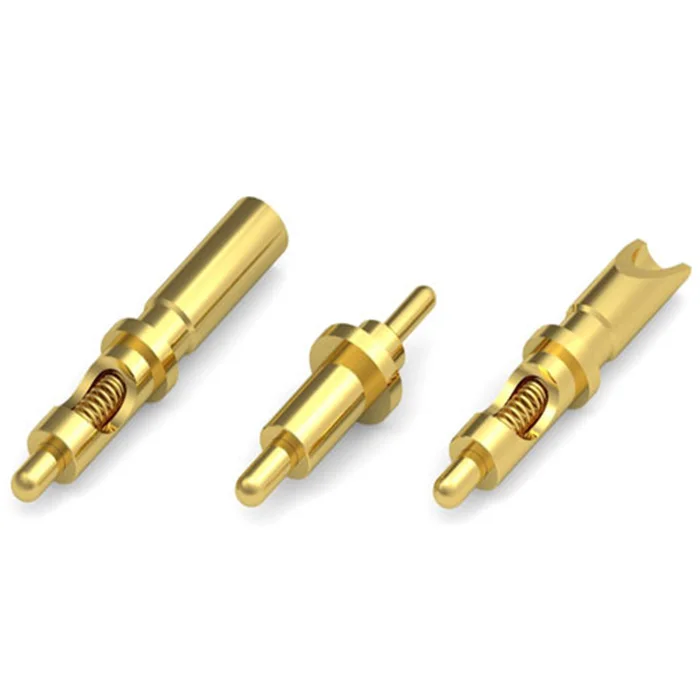 Gold Plated High Quality Brass Spring Loaded Contact Pin Pogo Pin Buy Spring Loaded Contact