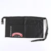 Waist Strap Adjustment Three Pouch Pockets Short Apron with Zipper