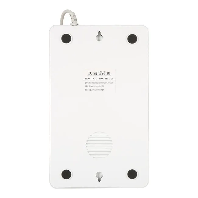 Generador de ozono purificador de Agua 220V 50Hz 600mg//h Generador de ozono Ozonizador Esterilizador Vegetal de Alimentos para el hogar Blanco