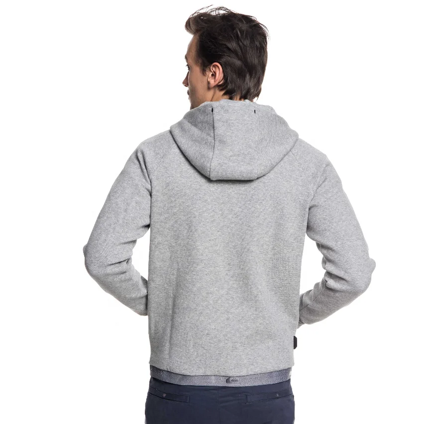 Wholesale Blank Grey Mens Full Zip Hoodies Mens/men Hooded Sweatshirt ...