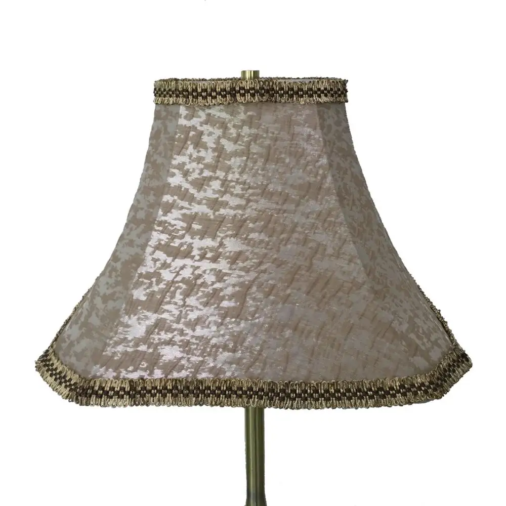 China Suppliers Wholesale Linen Fabric Creamywhite Lampshade Frames