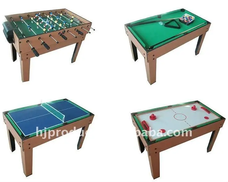 pool table with multiple games