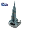 2018 New Design Burj Khalifa/dubai Tower shaped Decorative Garden solar light