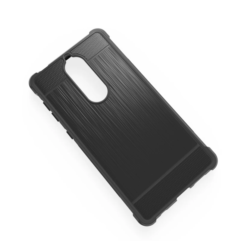 2017 New Arrival Carbon Fiber Shockproof Tpu case for Nokia 7 Brushed Effect case for Nokia 7