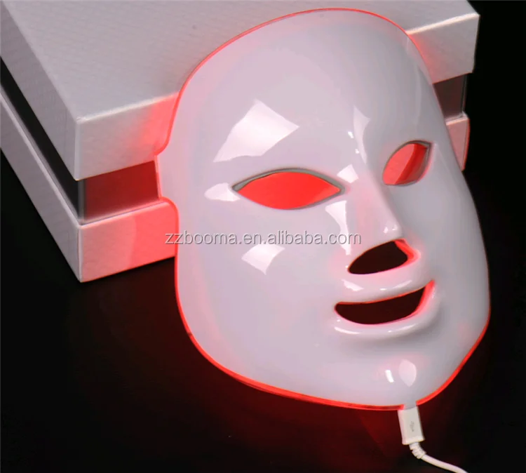 Red Led Light Facial Mask 7 Color Light Therapy Skin Care Photon Led