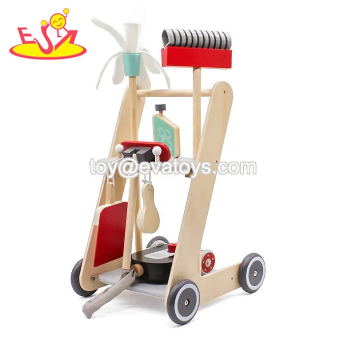 childrens wooden cleaning set