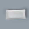 chip resistant plate hotel restaurant porcelain plate Rectangle Coupe plate