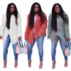 FM-Q183 Fashion Open Front Long Sleeve Button Woollen cardigan knitting patterns sweater coat women
