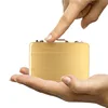 Branded luggage shape briefcase metal business card holder,aluminum alloy metal pocket suitcase business card holder