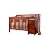 High Quality Montessori Furniture Wooden Baby Crib Bed With Fence