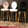 Luxury stainless steel round back big lots bar stools