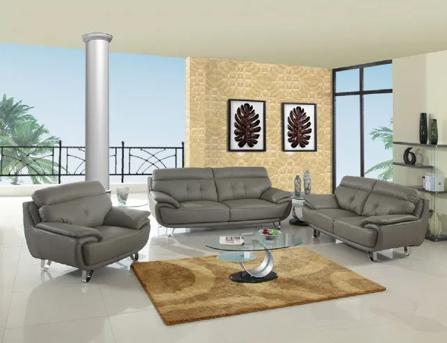 Living Room Genuine Leather 3 2 1 Sofa Set Furniture A159 - Buy Living ...