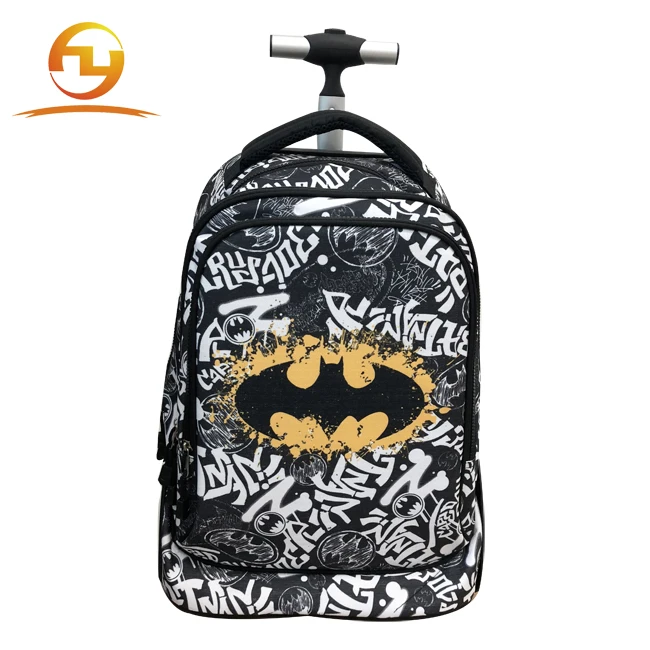 batman rolling backpack