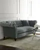 Foshan custom made funiture modern velvet fabric living room handcrafted tufted sofa