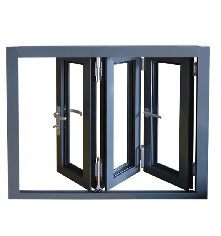 YY highend  AS2047 bifolding windows thermal break aluminum double Glazing folding door/bifolding door German hardware