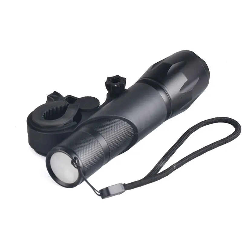 Bike Light USB Rechargeable Emergency Zoomable Led Lamp USB Tactical Flashlight